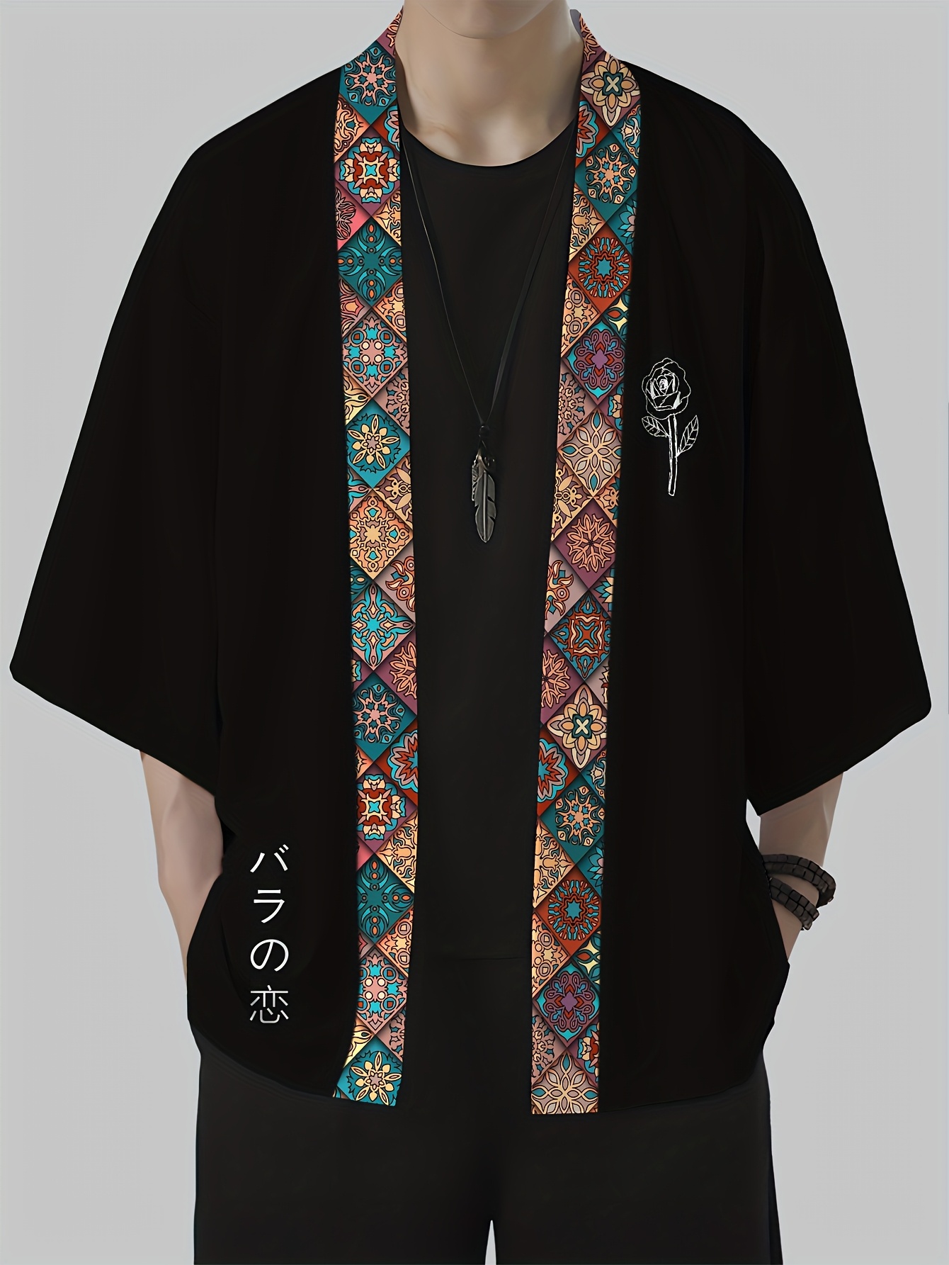 Street Fashion Clothing - Kimono da uomo estivo 2026 con