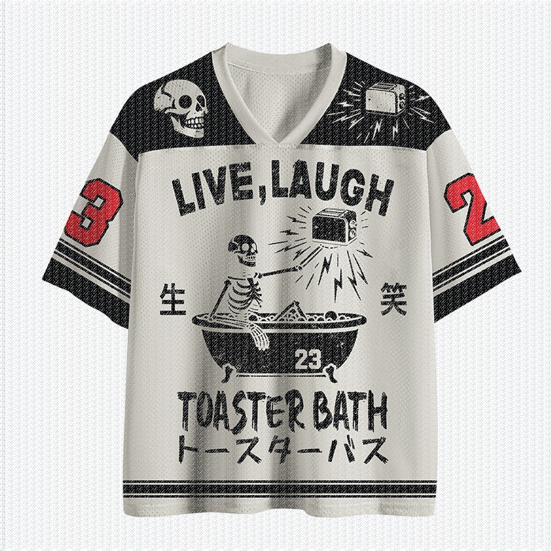 Street Fashion Magazine - T-shirt in jersey a rete con