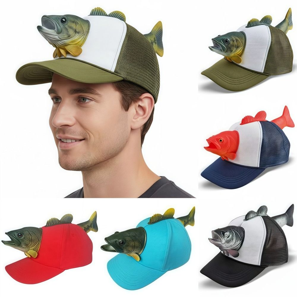 Baseball Cap Fitted - Divertente Cappello da Camionista 3D a