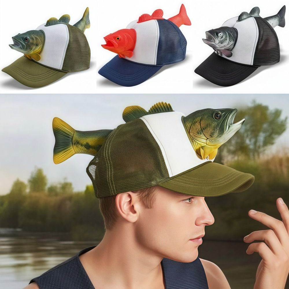 Baseball Cap Fitted - Divertente Cappello da Camionista 3D a
