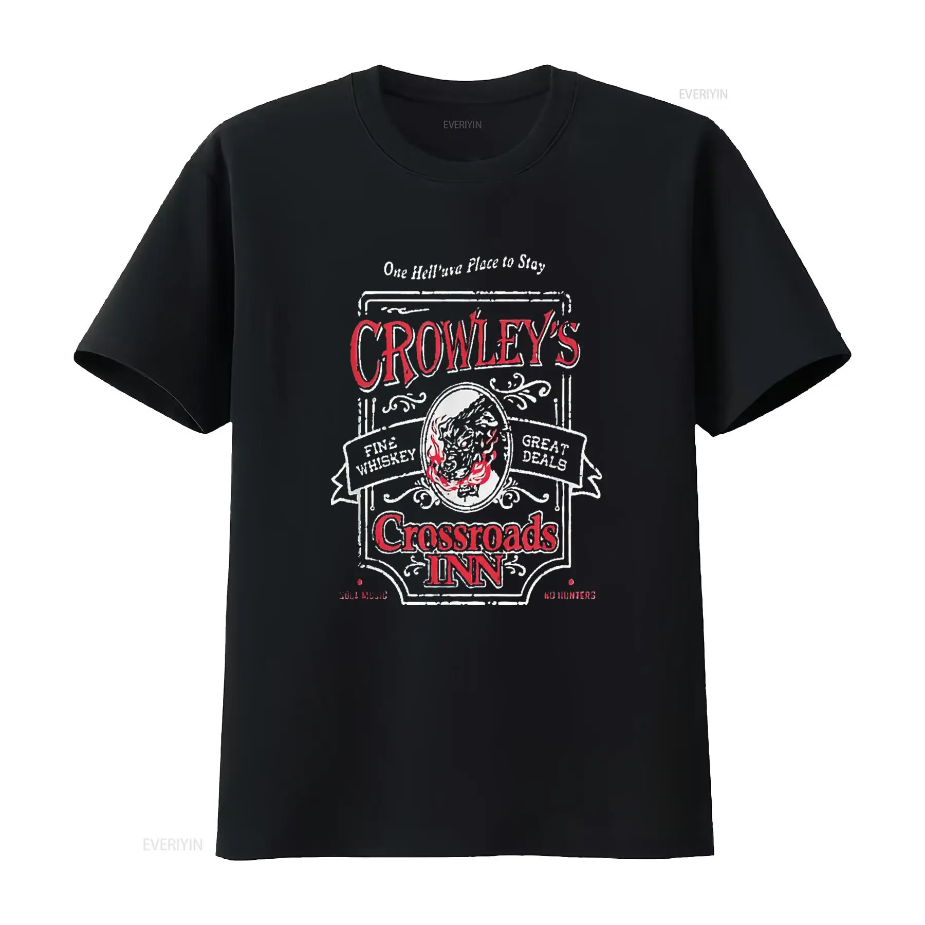 Street Fashion Magazine - Maglietta da uomo Supernatural Crowley S