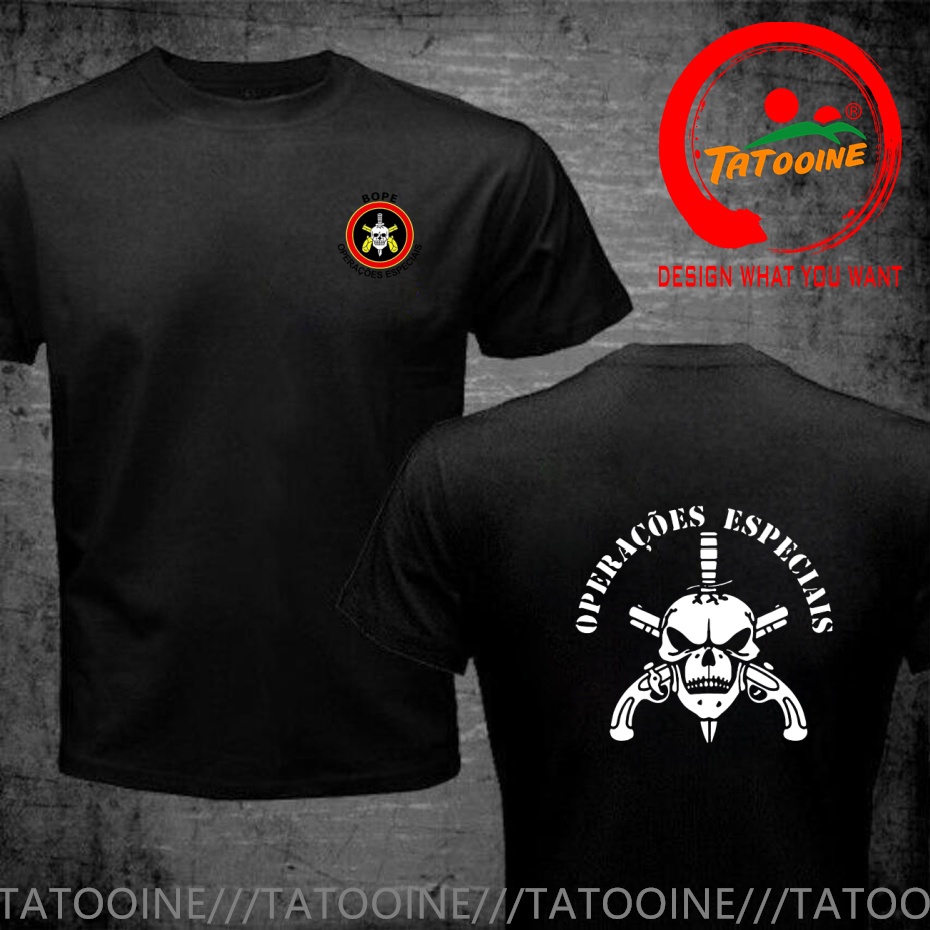 Street Fashion Brazil - Design divertente BOPE Elite Death Squad