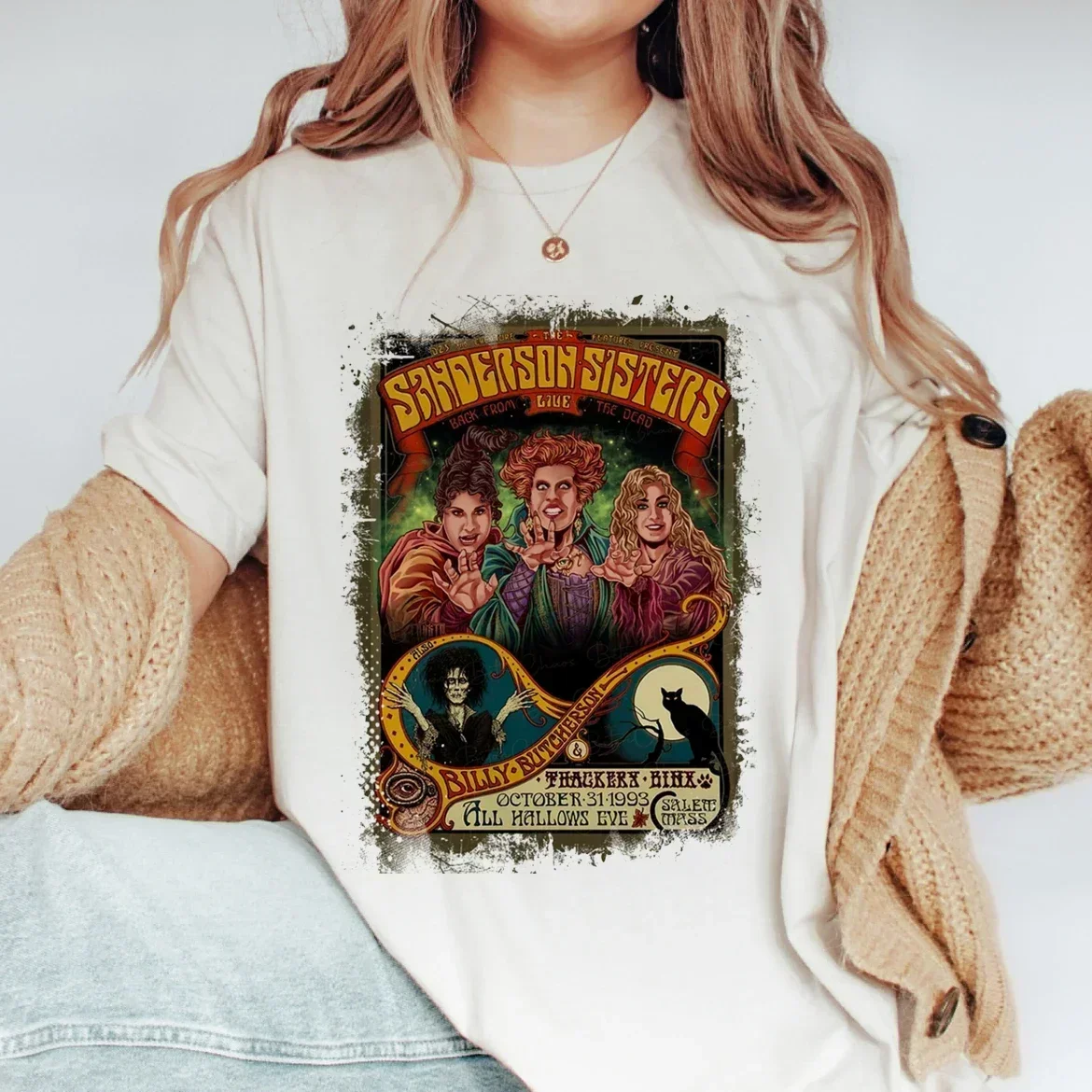 Italy Fashion Street - T-shirt da donna del ringraziamento stampata