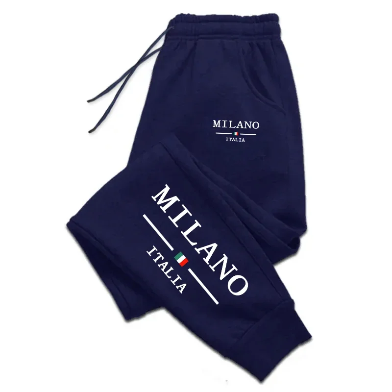 Street Fashion Of Milan - Pantaloni sportivi da uomo stampati Milano