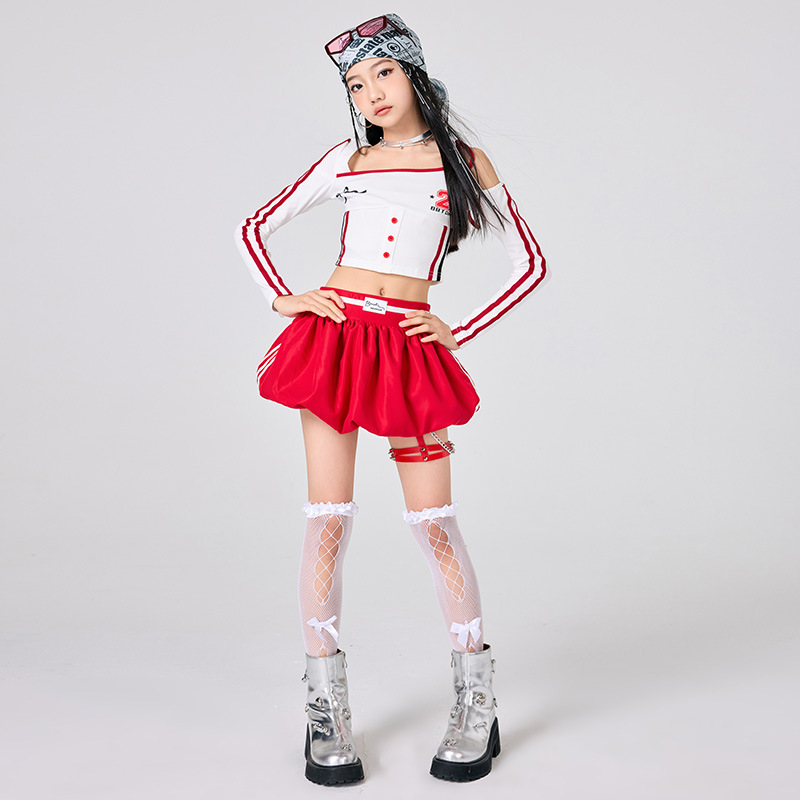 Street Fashion Outfit Girl - Vestiti Hip Hop per ragazze Top