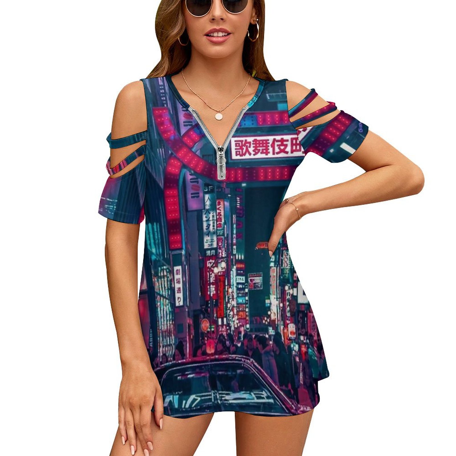Street Fashion In Tokyo - T-shirt da donna Tokyo Street T-shirt