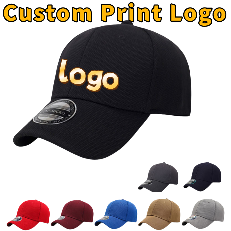 Baseball Cap Fitted - Cappellini con Visiera a Becco d'Anatra