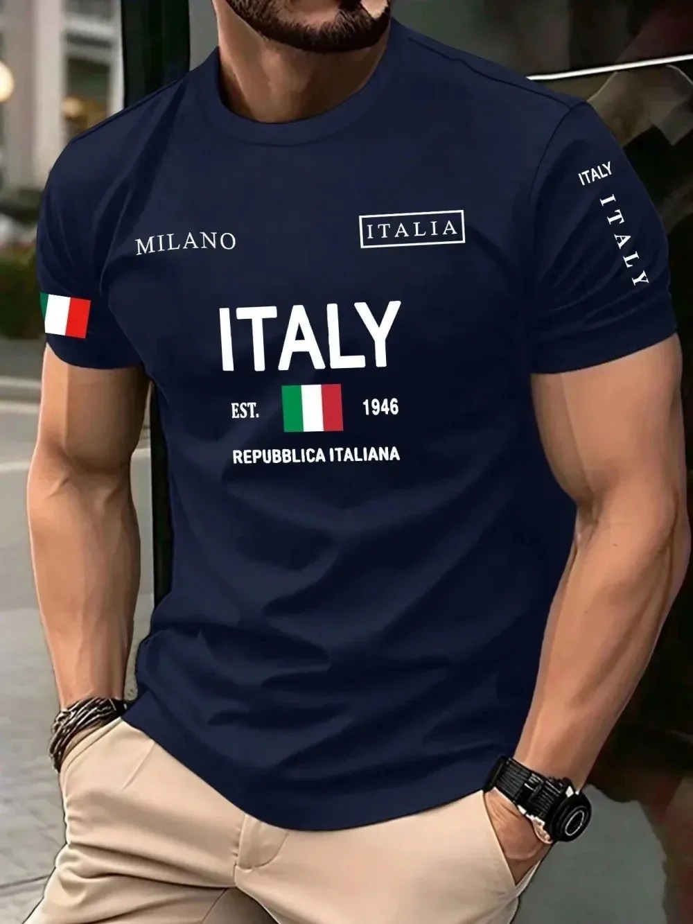 T-shirt da uomo 3D con stampa  - Street Fashion Of Milan recensione e prezzo