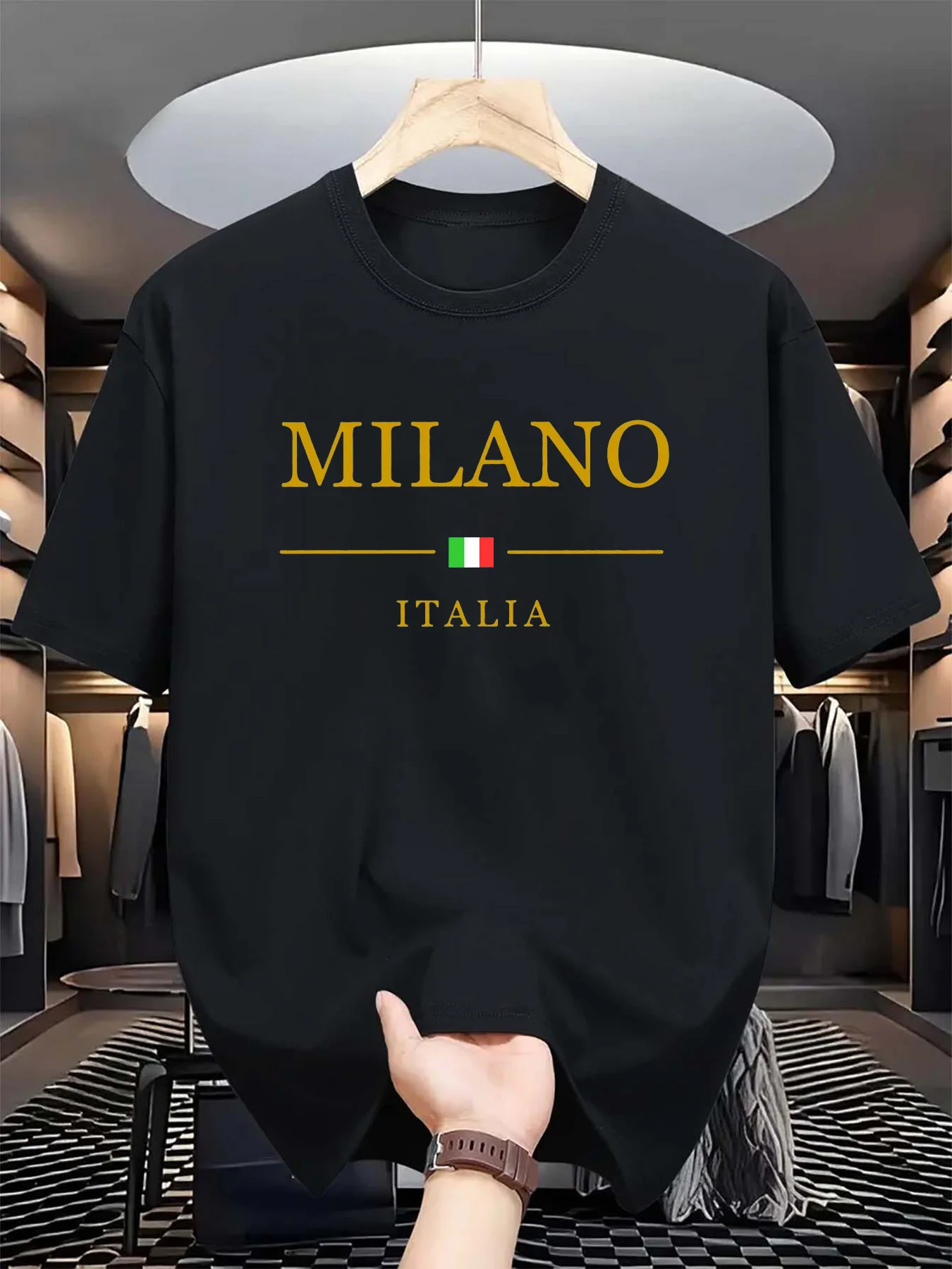 T-shirt estiva da uomo stampat - Street Fashion Of Milan recensione e prezzo