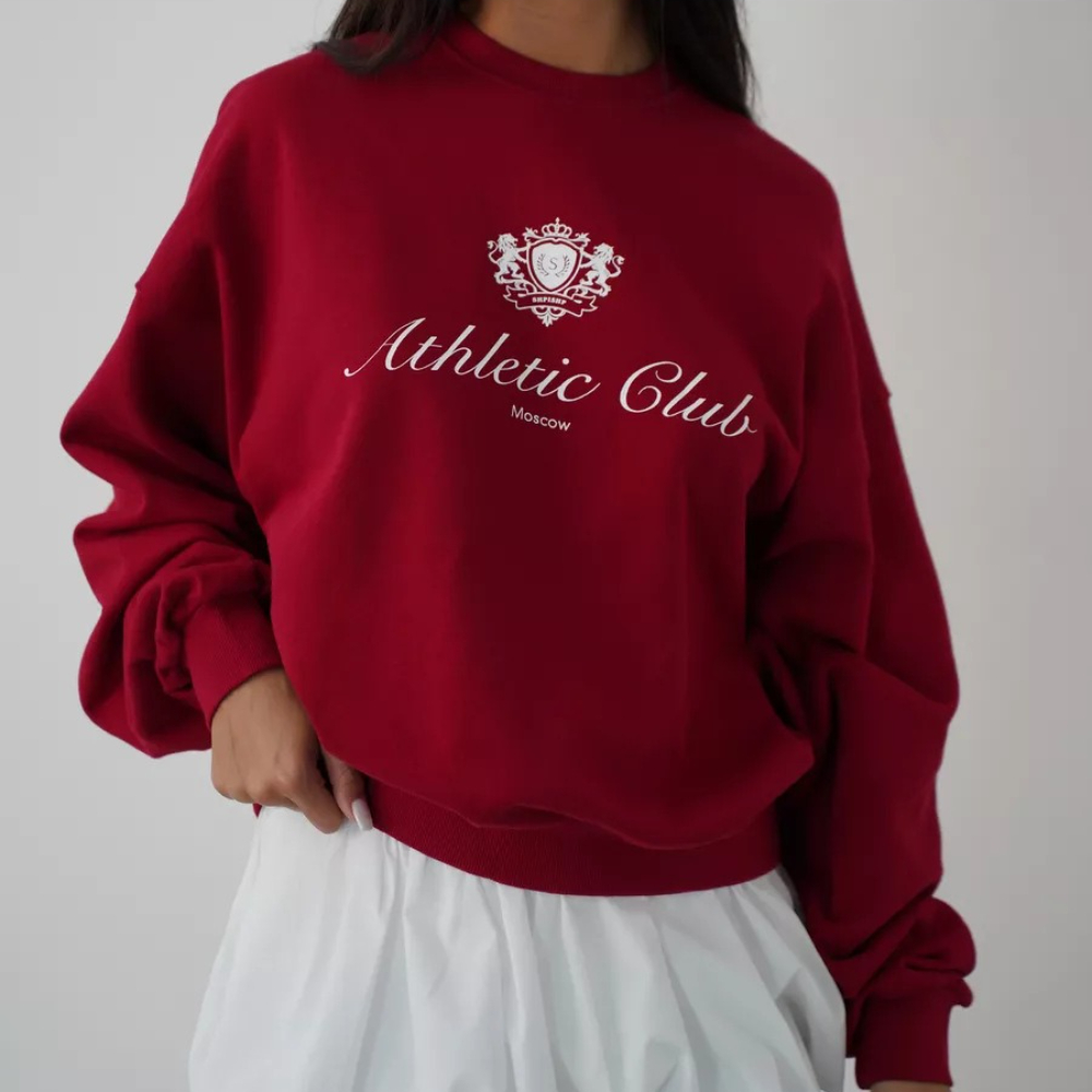 Felpa con stemma del club atle - Street Fashion Moscow recensione e prezzo