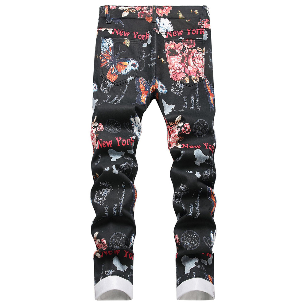 Jeans da Uomo con Stampa Digit - Street Fashion Of New York recensione e prezzo