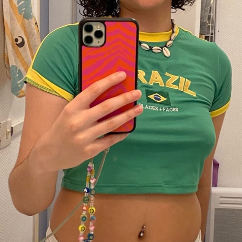 Estate 2023 donna Crop Top Y2k - Street Fashion Brazil recensione e prezzo