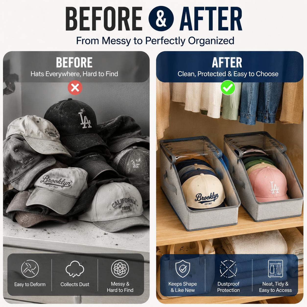 Borsa Organizzatrice per Cappe - Baseball Cap Fitted recensione e prezzo