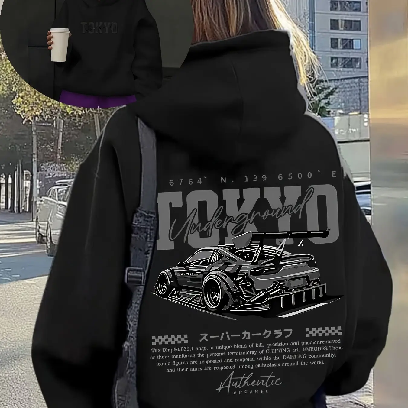 Felpa con Cappuccio Streetwear - Street Fashion In Tokyo recensione e prezzo