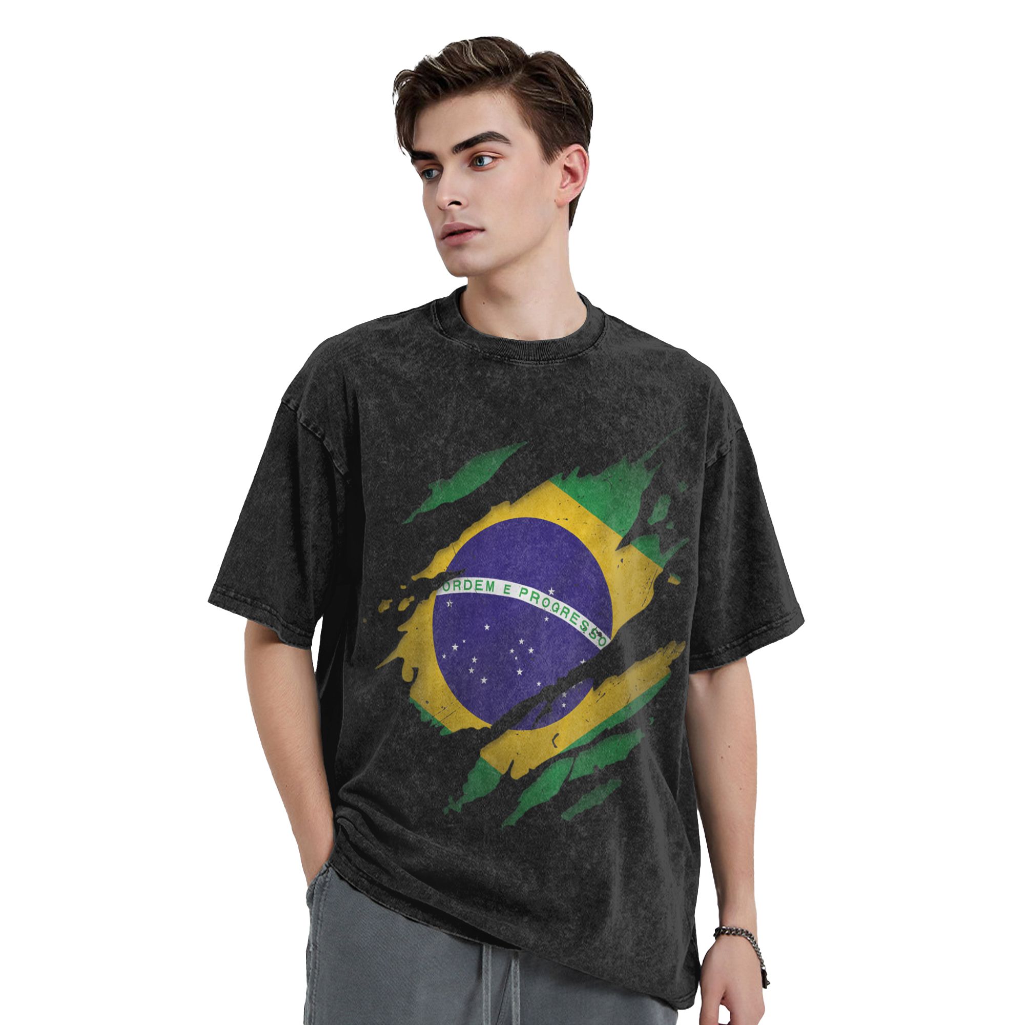 T-Shirt con Bandiera Brasilian - Street Fashion Brazil recensione e prezzo
