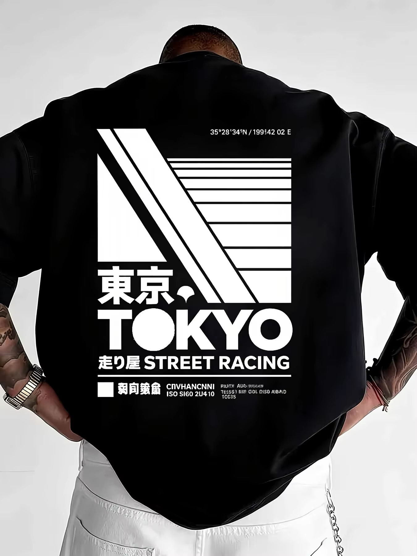 T-shirt con stampa in stile st - Street Fashion In Tokyo recensione e prezzo