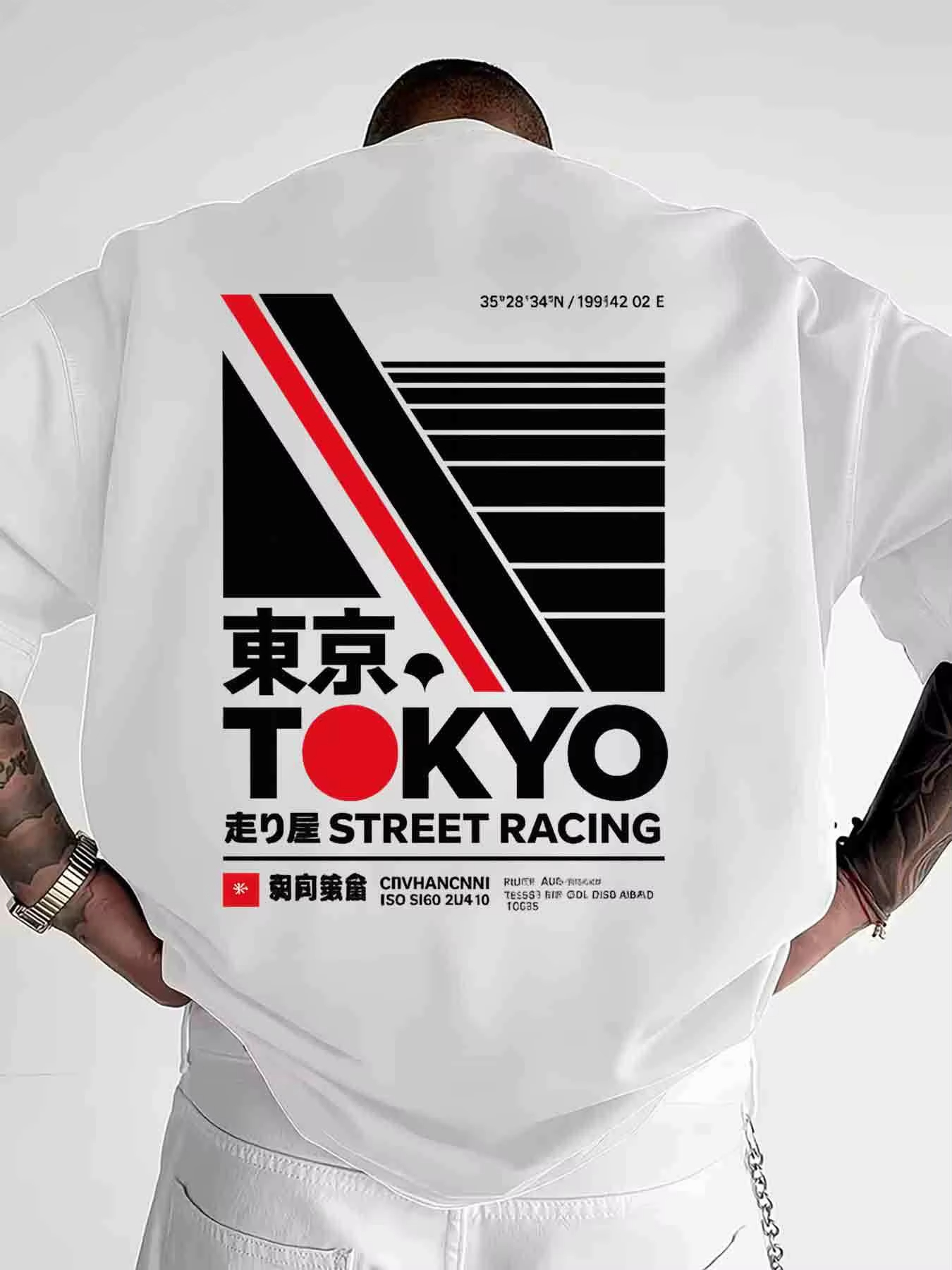 T-shirt con stampa in stile st - Street Fashion In Tokyo recensione e prezzo