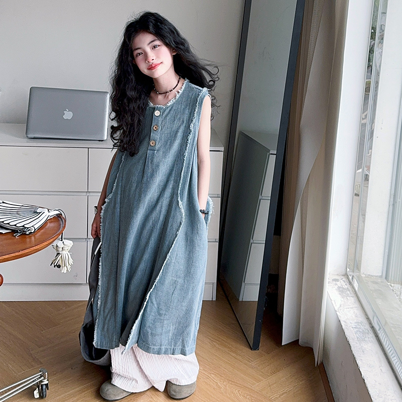 Abiti estivi in denim di lusso - Street Fashion Outfit Girl recensione e prezzo