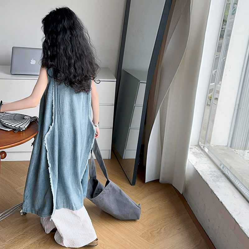 Abiti estivi in denim di lusso - Street Fashion Outfit Girl recensione e prezzo