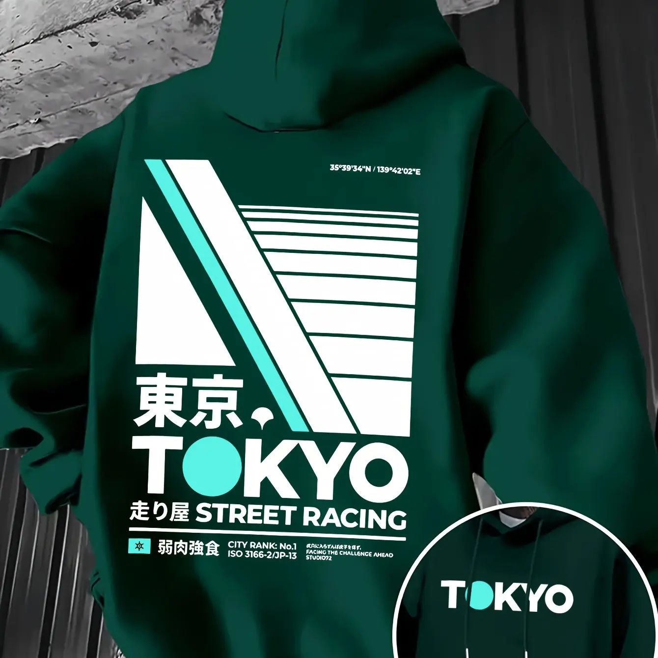 Felpa con Cappuccio da Uomo St - Street Fashion In Tokyo recensione e prezzo