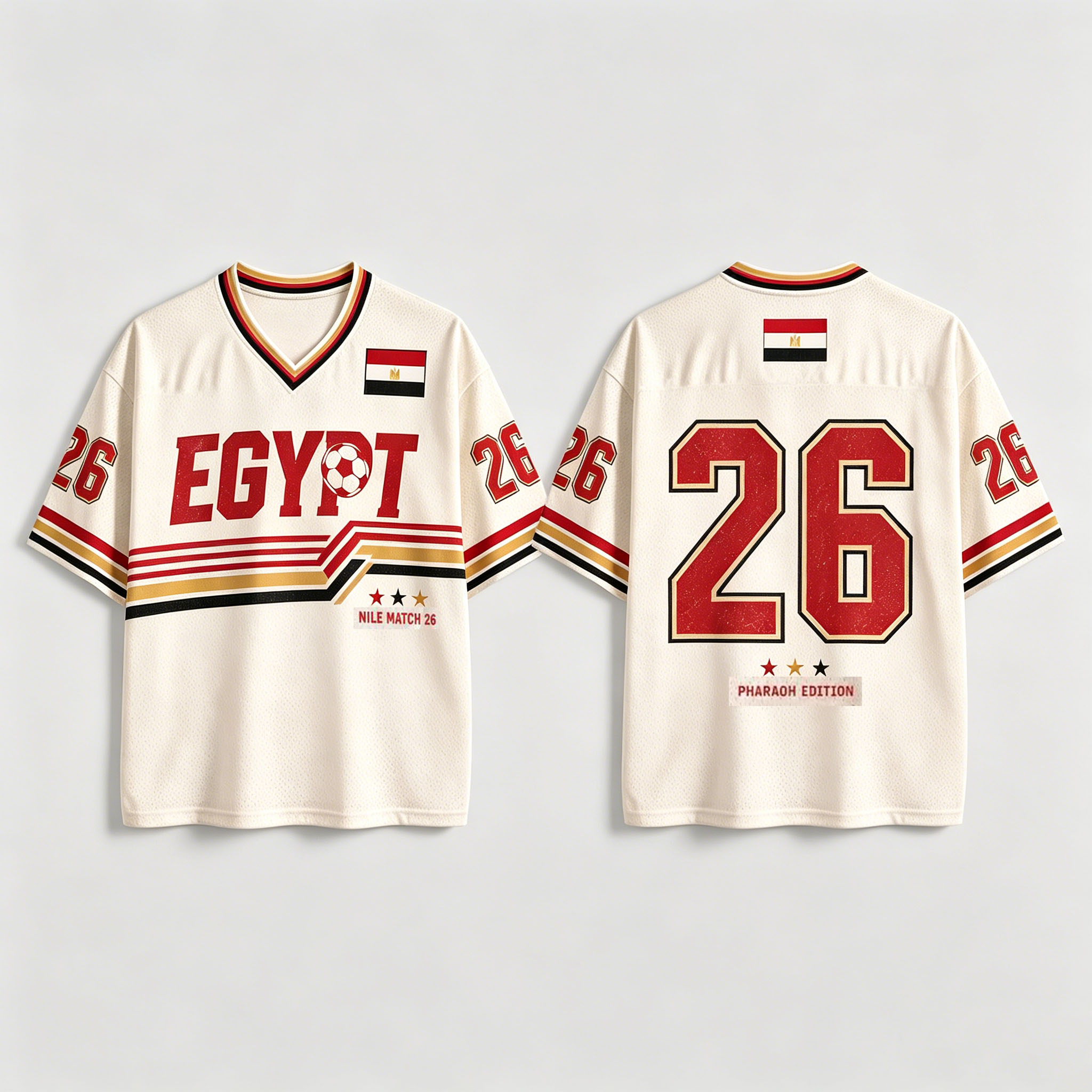 Maglia retrò Egitto 2026 con s - Street Fashion Egypt recensione e prezzo